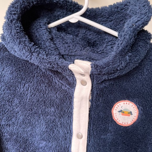 EUC Roxy Girl Snap Up Sherpa Hoodie - Picture 4 of 10